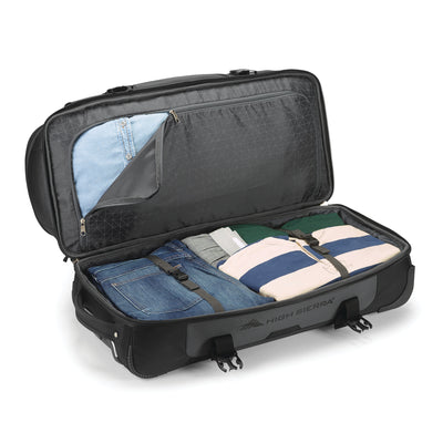 Fairlead 28in Drop Bottom Wheeled Duffel Bag with Handle,Mercury (Open Box) - VMInnovations