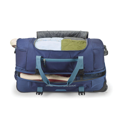High Sierra Fairlead 28" Drop Bottom Wheeled Duffel Bag w/ Handle (Used) - VMInnovations