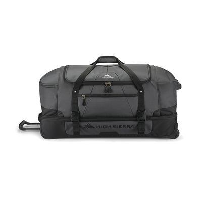 High Sierra Fairlead 34 Inch Drop Bottom Wheeled Duffel Bag with Handle, Mercury