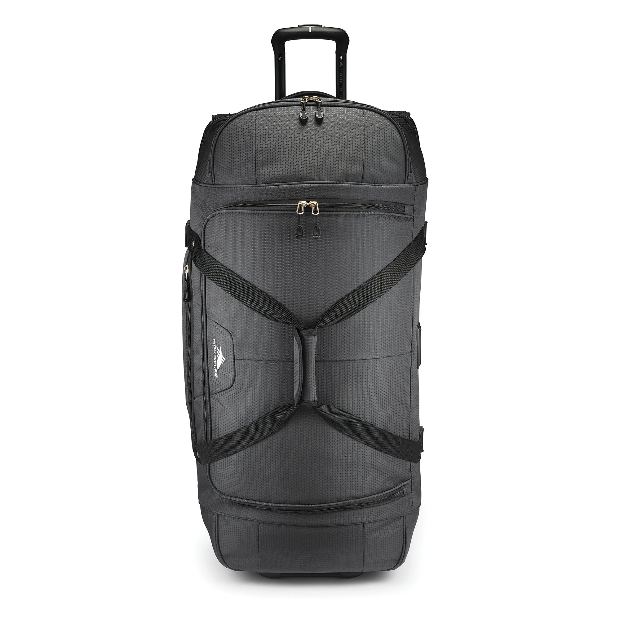 High Sierra 34 in Drop Bottom Wheeled Duffel Bag w/Handle, Mercury (Open Box) - VMInnovations