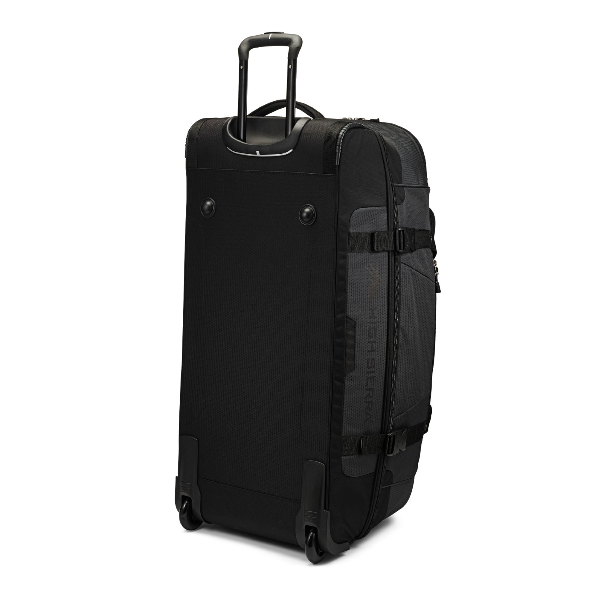 High Sierra 34 in Drop Bottom Wheeled Duffel Bag w/Handle, Mercury (Open Box) - VMInnovations