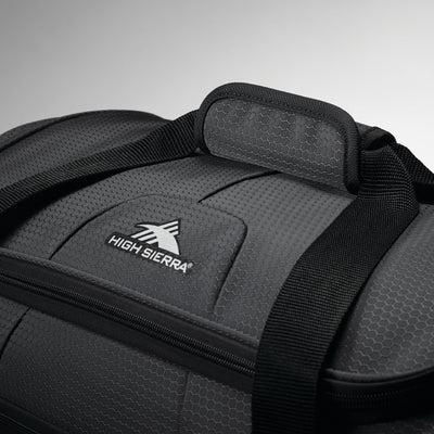 High Sierra Fairlead 34 Inch Drop Bottom Wheeled Duffel Bag with Handle, Mercury