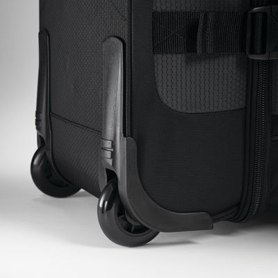 High Sierra 34 in Drop Bottom Wheeled Duffel Bag w/Handle, Mercury (Open Box) - VMInnovations