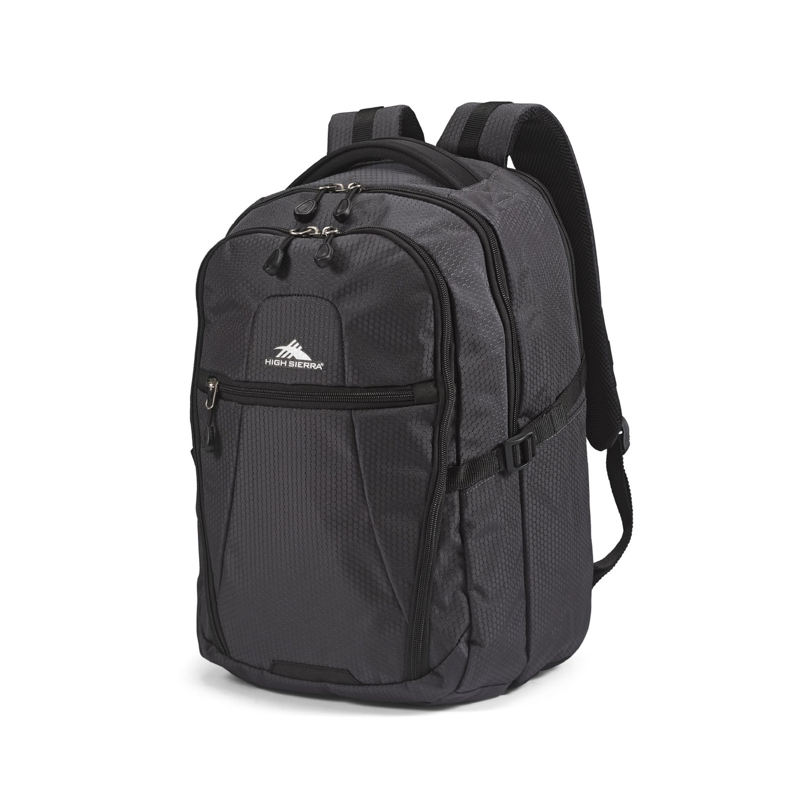 High Sierra Fairlead Computer Laptop Travel Backpack w/ Zipper Closure(Open Box) - VMInnovations