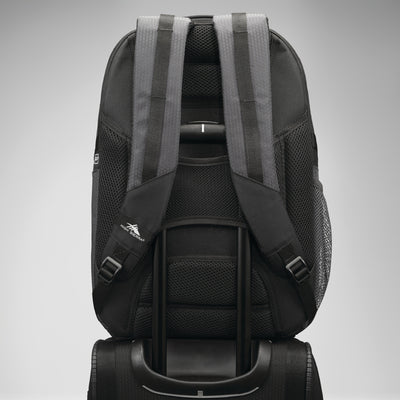 High Sierra Fairlead Computer Laptop Travel Backpack w/ Zipper Closure(Open Box) - VMInnovations