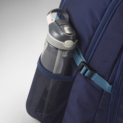High Sierra Fairlead Computer Laptop Travel Backpack with Zipper Closure, Blue - VMInnovations