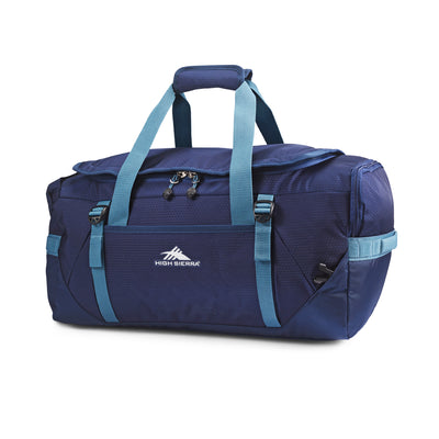 High Sierra Fairlead Zipper Closure Travel Duffel Backpack with Handle, Blue