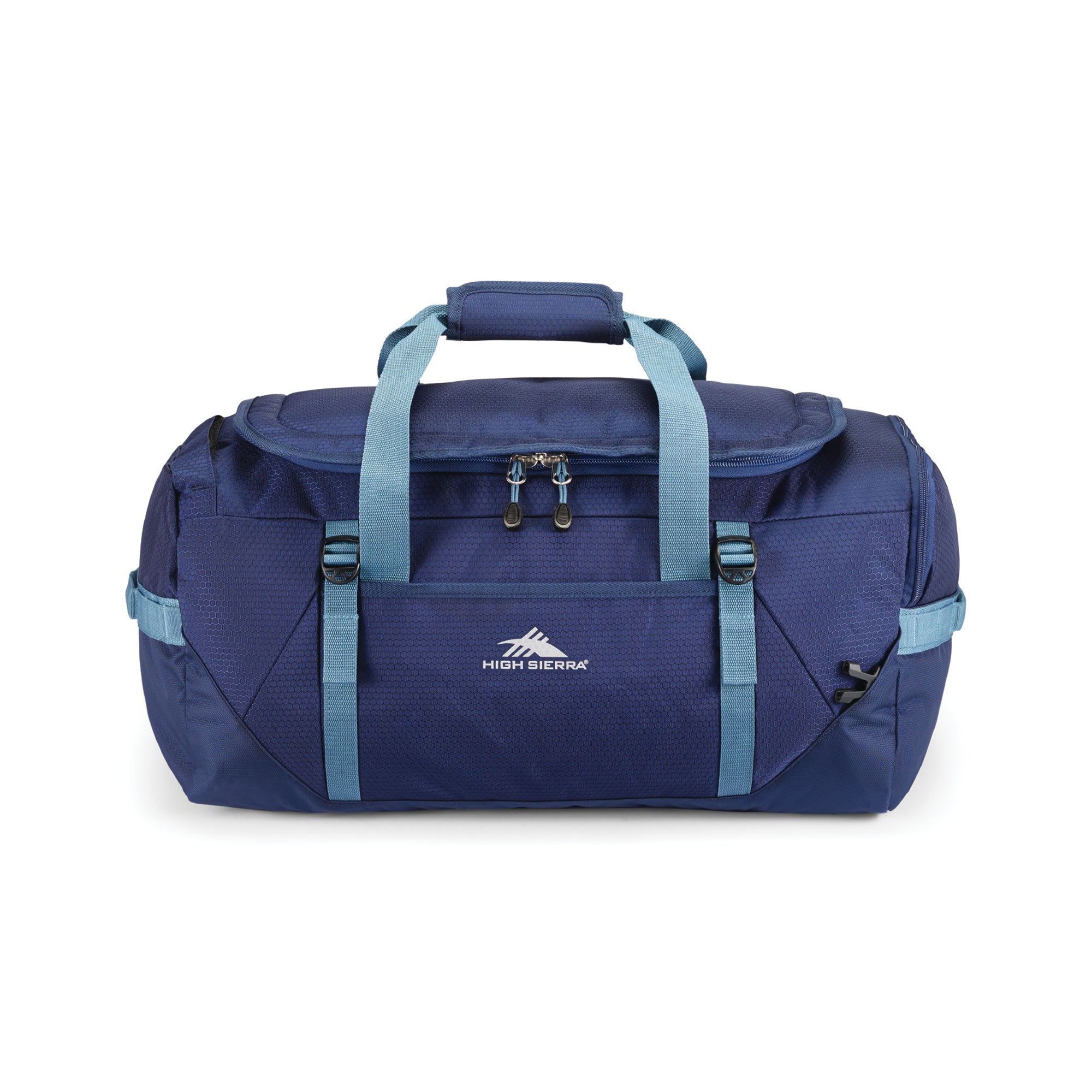 High Sierra Fairlead Zipper Closure Travel Duffel Backpack with Handle, Blue