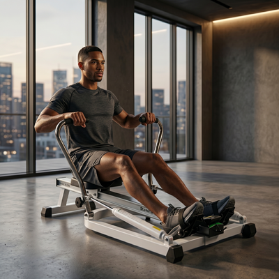 Stamina Products 35-1205 Low Impact Indoor Home Fitness Precision Rowing Machine - VMInnovations