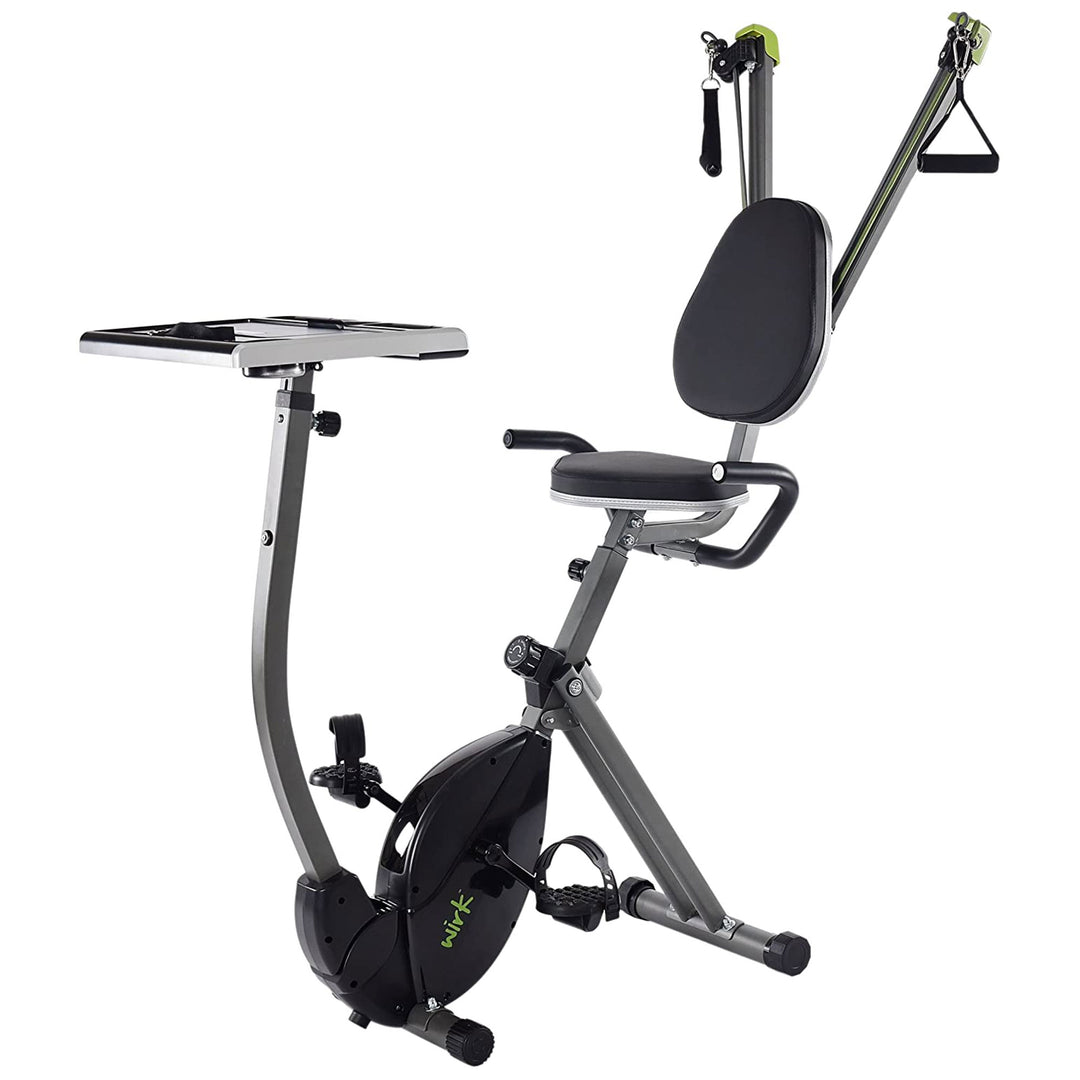 85-2449 Wirk Ride Exercise Bike Workstation & Standing Desk (Used)