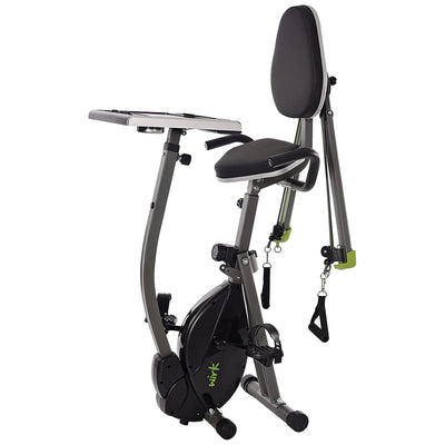 Stamina Products 85-2449 Wirk Ride Exercise Bike Workstation and Standing Desk - VMInnovations