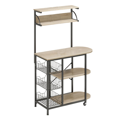 Bestier Multipurpose Kitchen Storage Baker's Rack and Coffee Station (For Parts)
