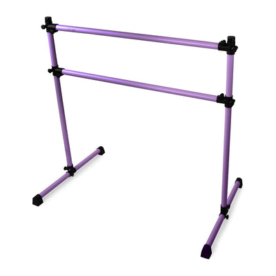 Yes4All 6' Portable Aluminum Freestanding Premium Ballet Barre, Auberine Purple