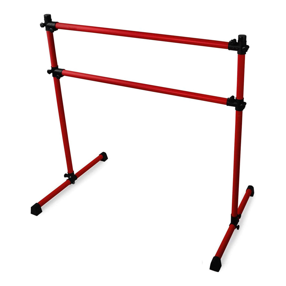 Yes4All 7 Foot Portable Aluminum Freestanding Premium Ballet Barre, Burgundy Red