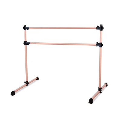 Yes4All 7 Foot Portable Aluminum Freestanding Premium Ballet Barre, Rose Gold