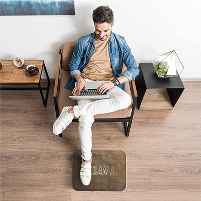Yes4All 17.5 Inch Professional Exercise Wooden Balance Rocker & Foot Rest Board