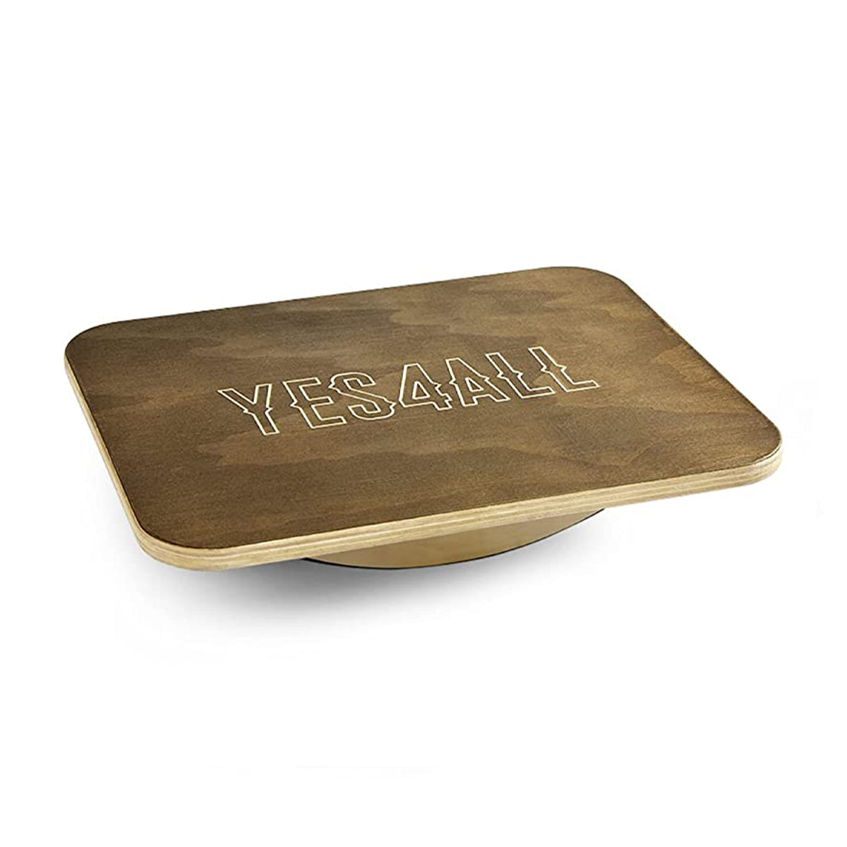 Yes4All 17.5 Inch Professional Exercise Wooden Balance Rocker & Foot Rest Board