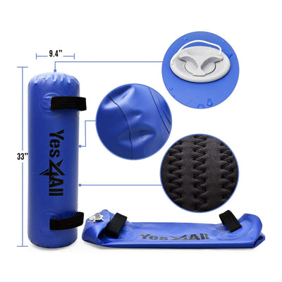 Yes4All 80 Pound Aqua Training Gym Exercise Weight Bag for Full Body Training