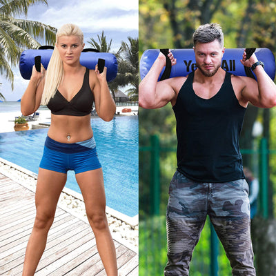 Yes4All 80 Pound Aqua Training Gym Exercise Weight Bag for Full Body Training