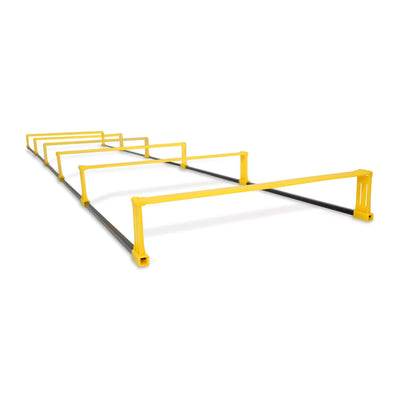 Yes4All Agility Elevation Hurdles Speed Ladder Equipment w/Bag, 6 Rung, Yellow