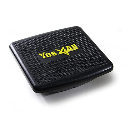 Yes4All 14.5 Inch Professional Exercise Balance Rocker & Foot Rest Board, Black