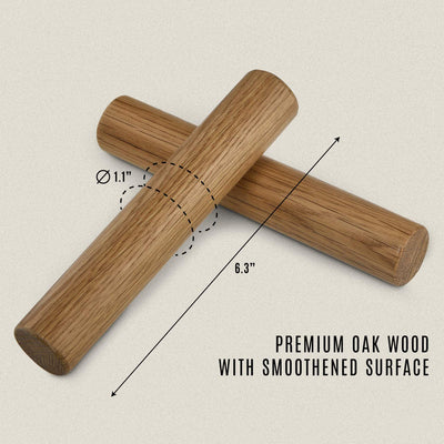 Yes4All Wooden Peg Upper Body Strength and Endurance Hanging Climbing Board