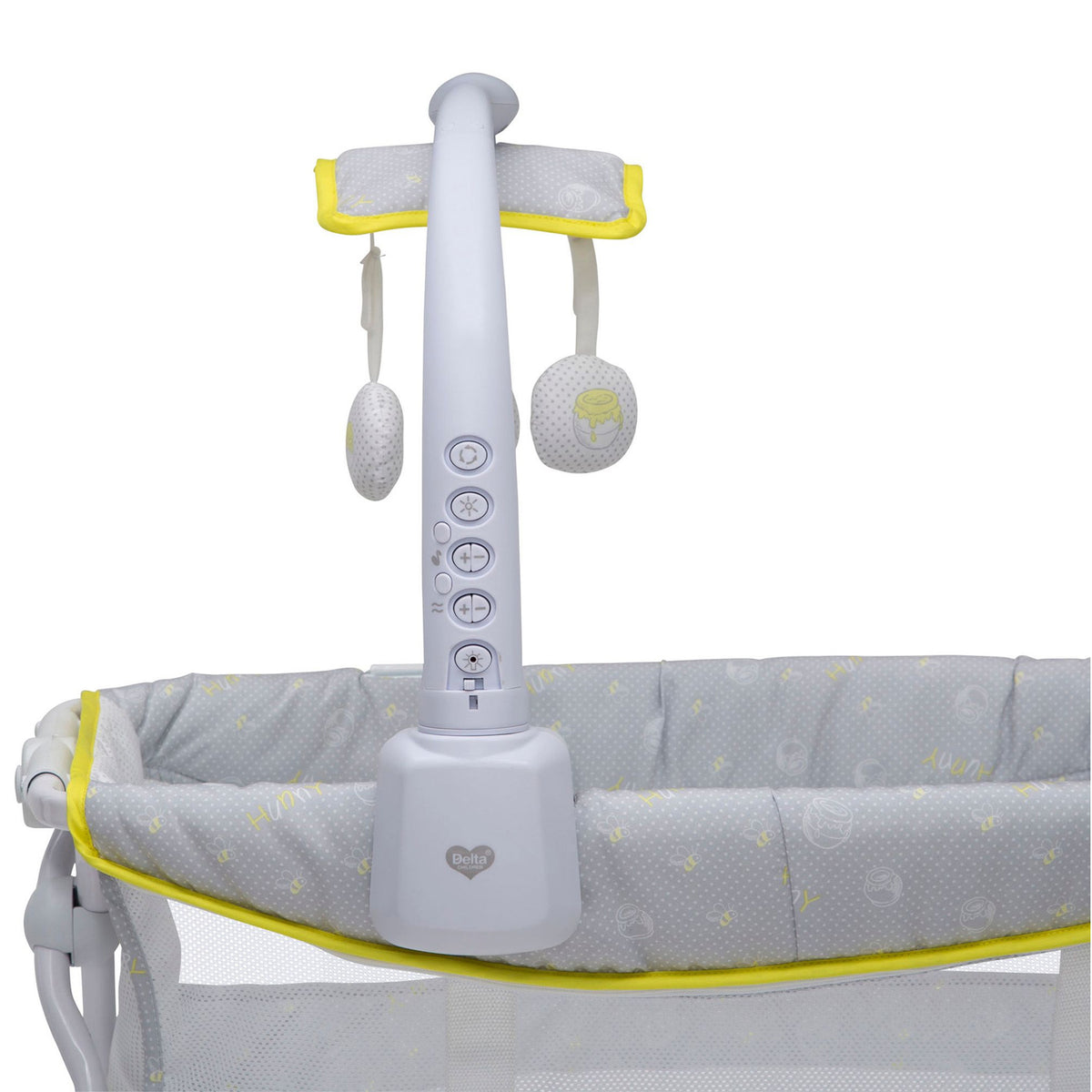 Delta Children Winnie the Pooh Foldable Portable Bedside Activity Bassinet Crib - VMInnovations