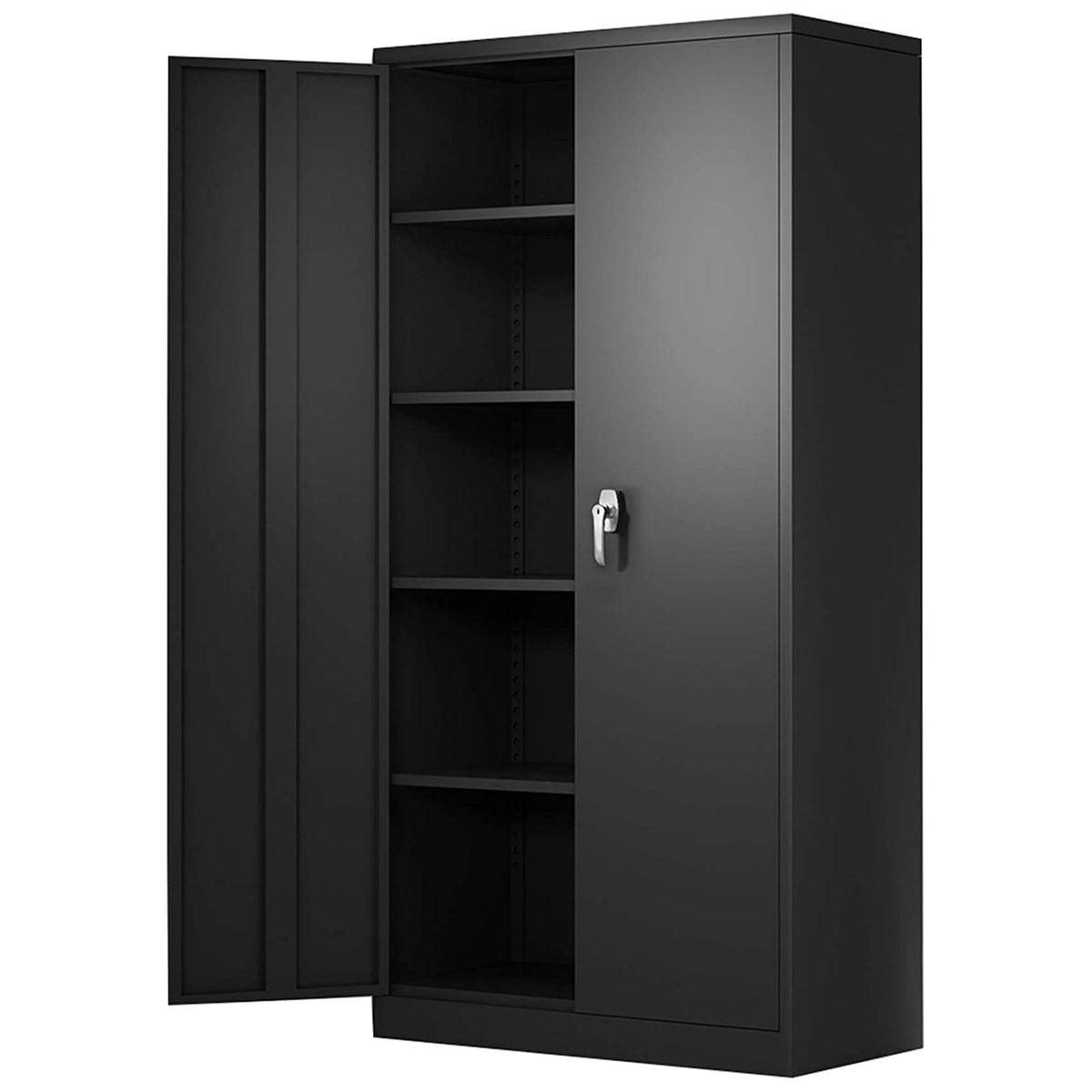 Aobabo 4 Adjustable Shelves Metal Office Locking Storage Filing Cabinet (Used)