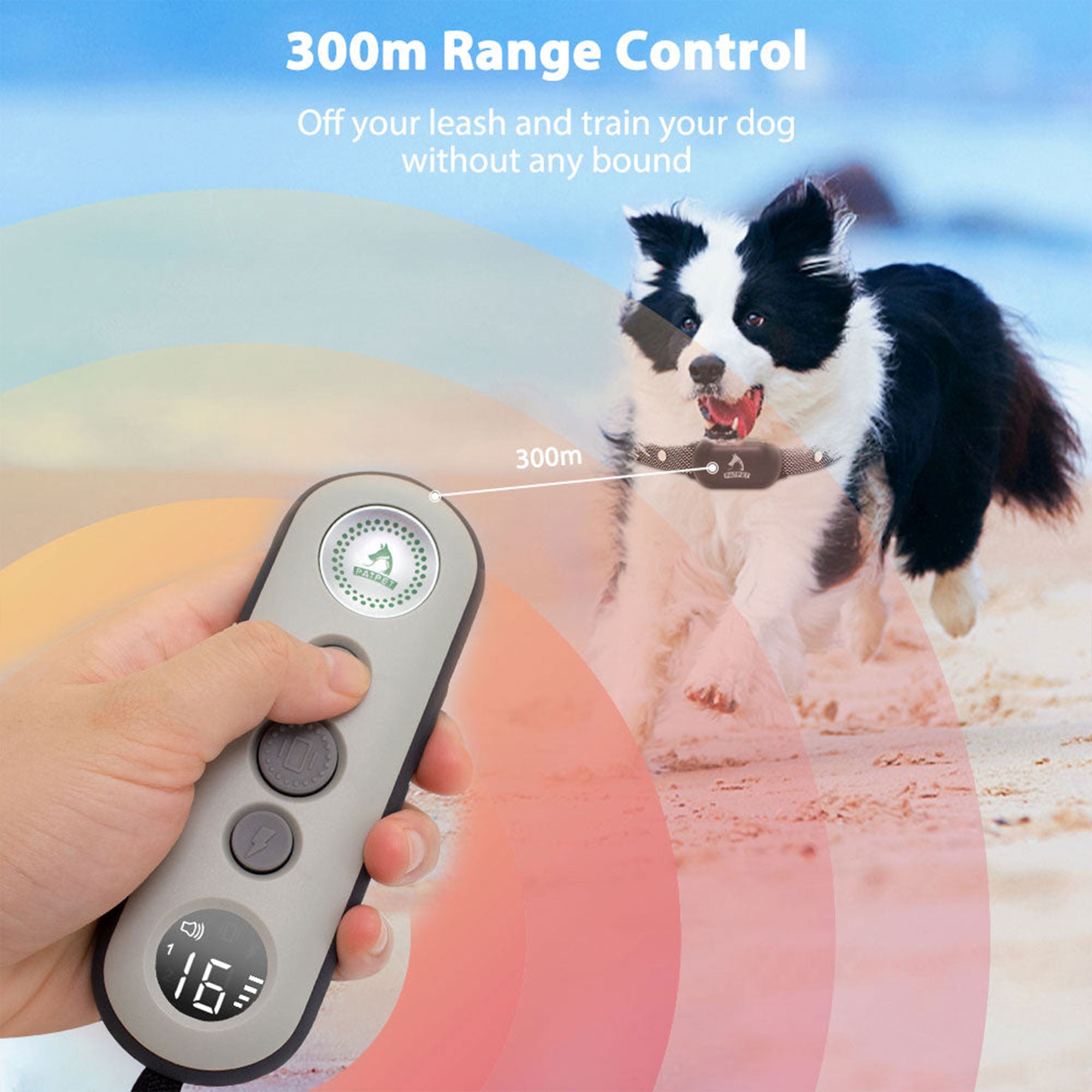 PATPET 680A & 640A Rechargeable Waterproof Dog Training Shock Collars, 130lb Max