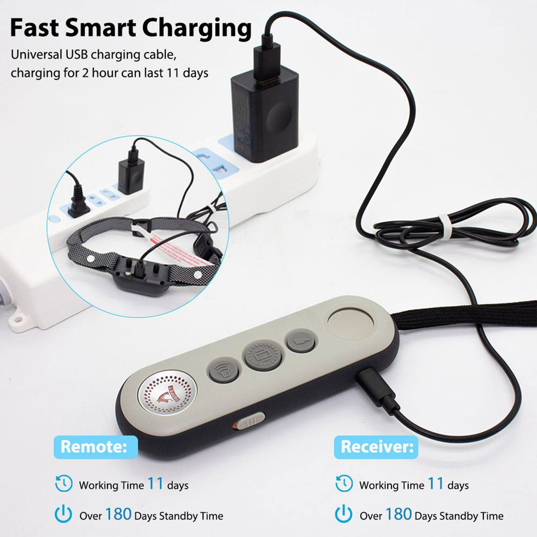 PATPET Rechargeable Waterproof Training Shock Collar for All Dog Sizes(Open Box)