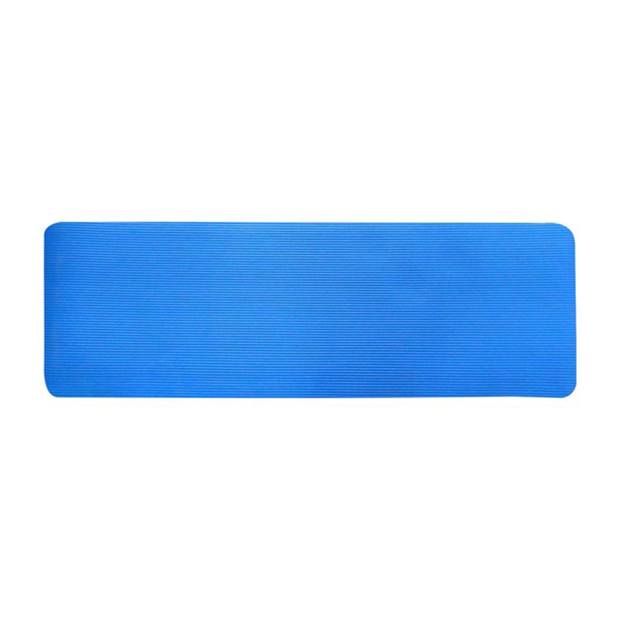 BalanceFrom Fitness GoYoga 71x24in Anti Tear Yoga Mat with Strap, Blue (Used)