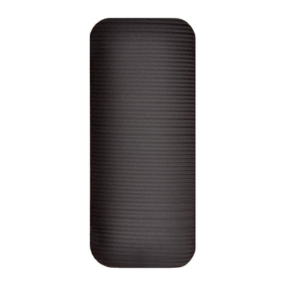 BalanceFrom Fitness GoYoga+ 71x24in Exercise Yoga Mat w/Knee Pad & Strap, Black - VMInnovations