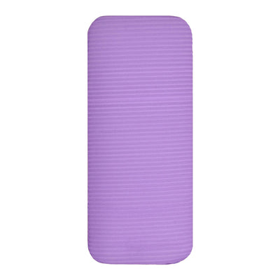 BalanceFrom Fitness GoYoga+ 71x24in Exercise Yoga Mat w/Knee Pad & Strap, Purple