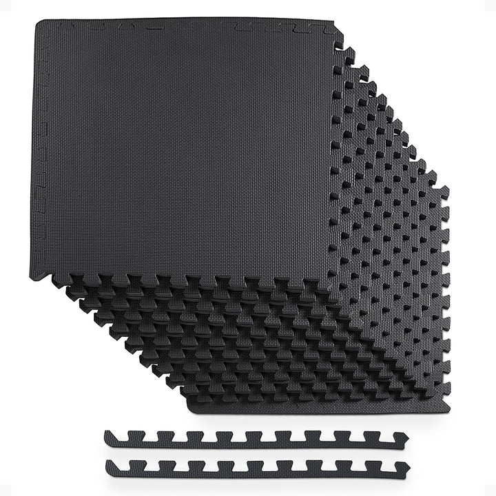 BalanceFrom Fitness 48 Sq Ft Interlocking EVA Foam Exercise Mat Tiles (Used)