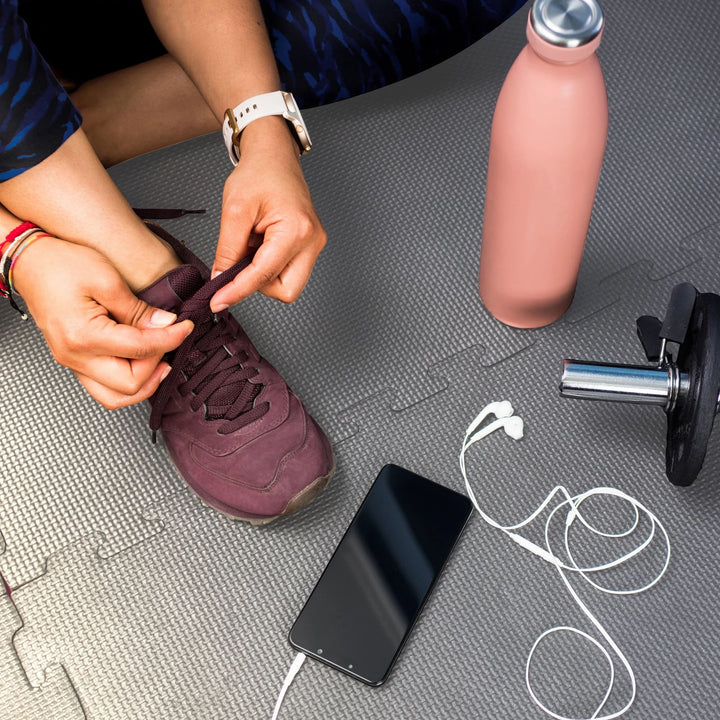 BalanceFrom Fitness 48 Sq Ft Interlocking EVA Foam Exercise Mat Tiles (Open Box)