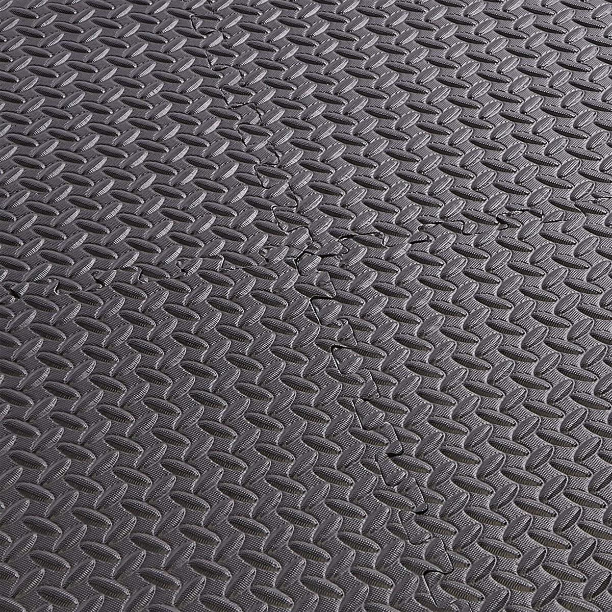 BalanceFrom Fitness 96 Sq Ft Interlocking EVA Foam Exercise Mat Tiles (Open Box)