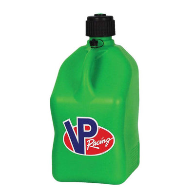 VP Racing Fuels 5 Gallon Utility Jug Can, Green + 14 Inch Hose + Hose Bender