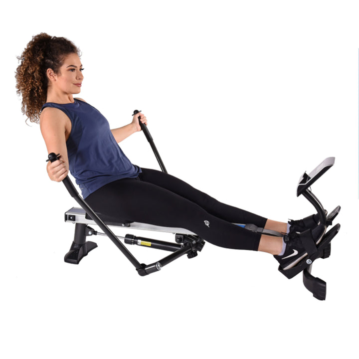 Stamina Products 35-1052 BodyTrac Glider Rowing Fitness Machine w/ Monitor(Used) - VMInnovations