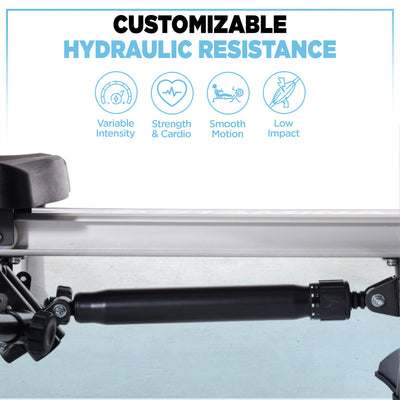 Stamina Products BodyTrac Glider Rowing Fitness Machine with Monitor (Open Box) - VMInnovations