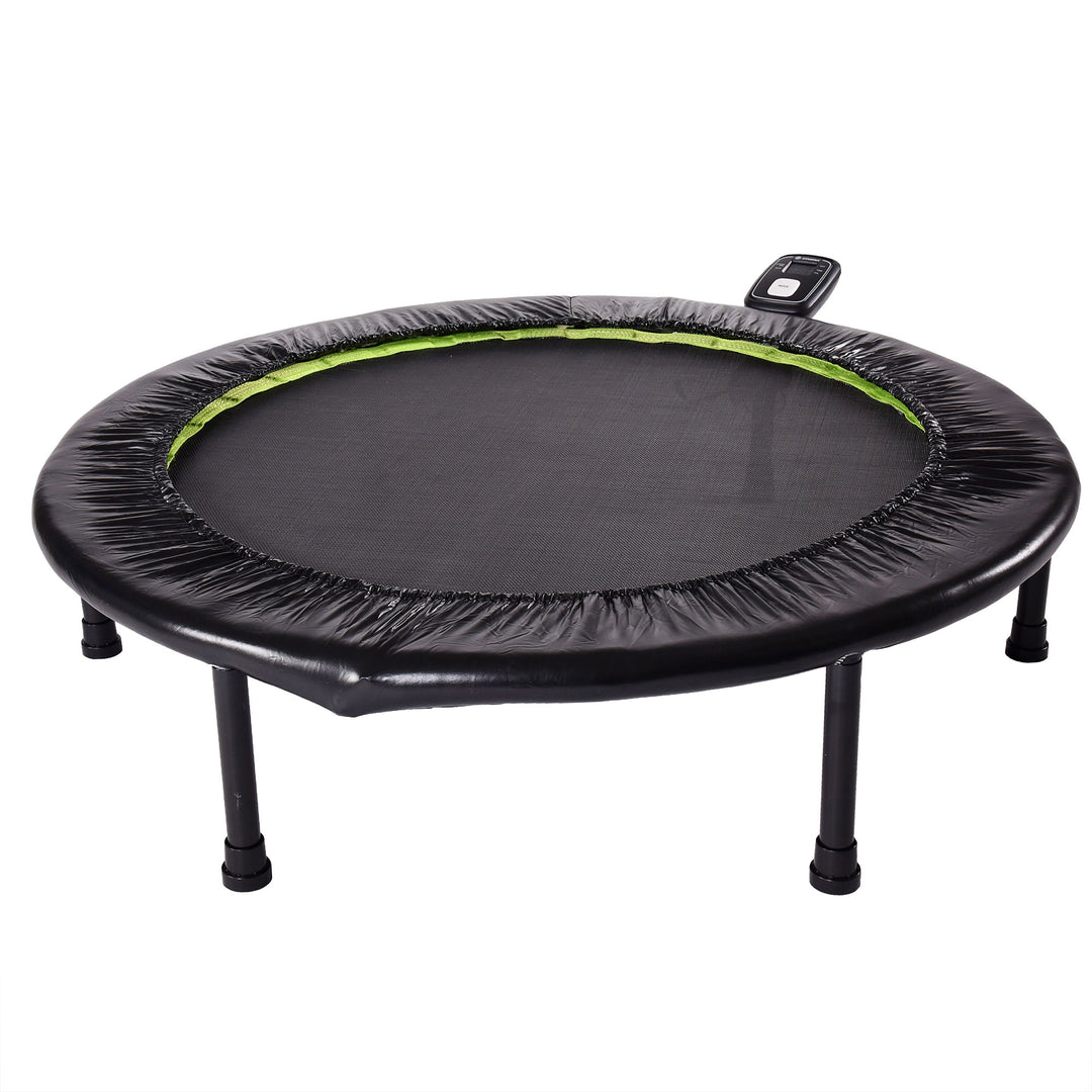 Stamina Products 36 Inch Round Foldable Fitness Trampoline with Workout Monitor