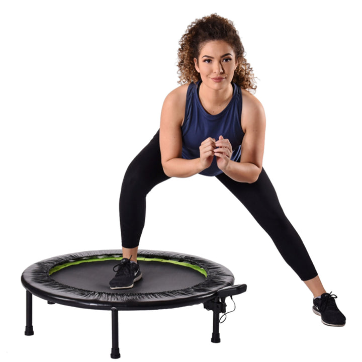 Stamina Products 36 Inch Folding Quiet and Safe Trampoline with Monitor (Used) - VMInnovations