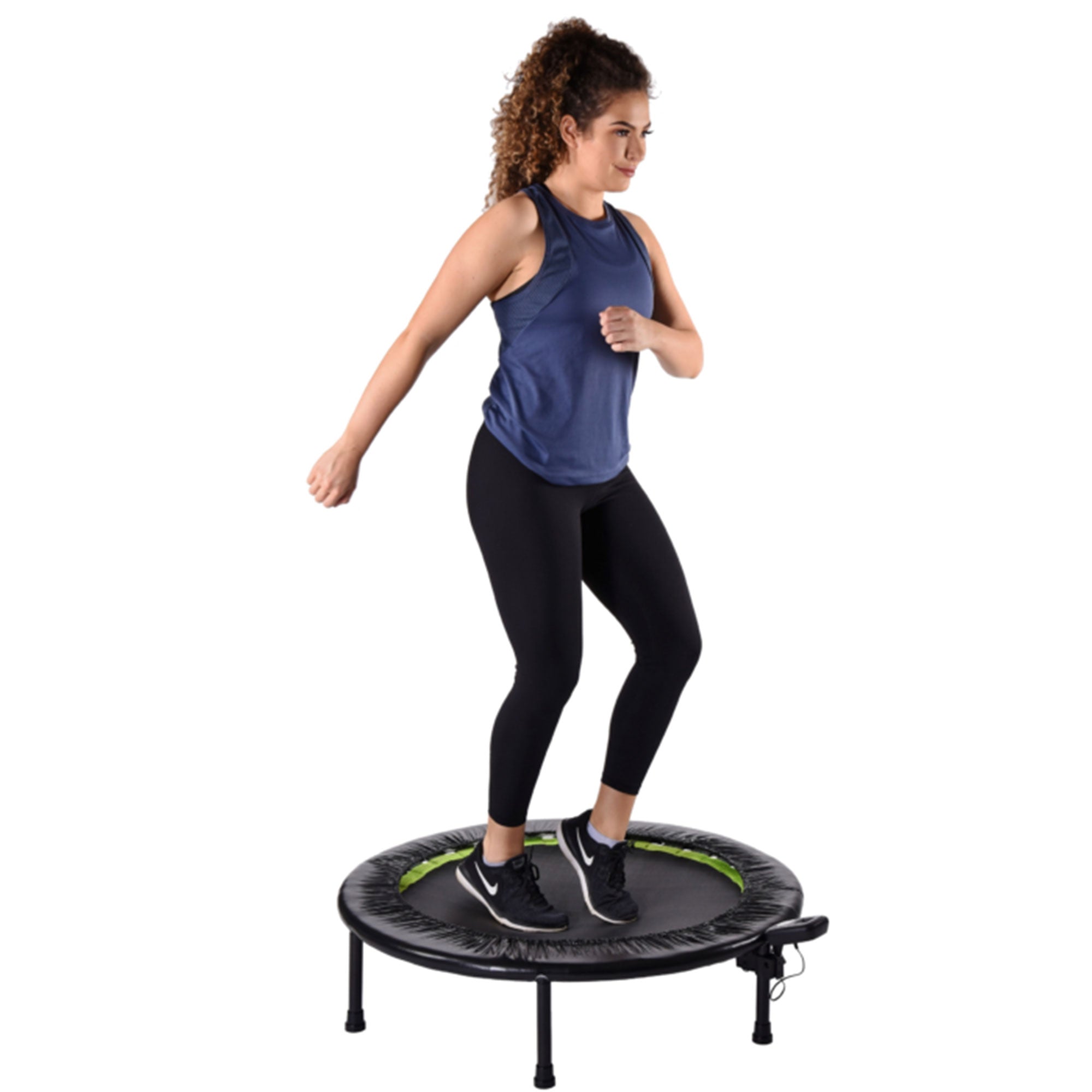 Stamina Products 36 Inch Folding Quiet and Safe Trampoline with Monitor (Used) - VMInnovations