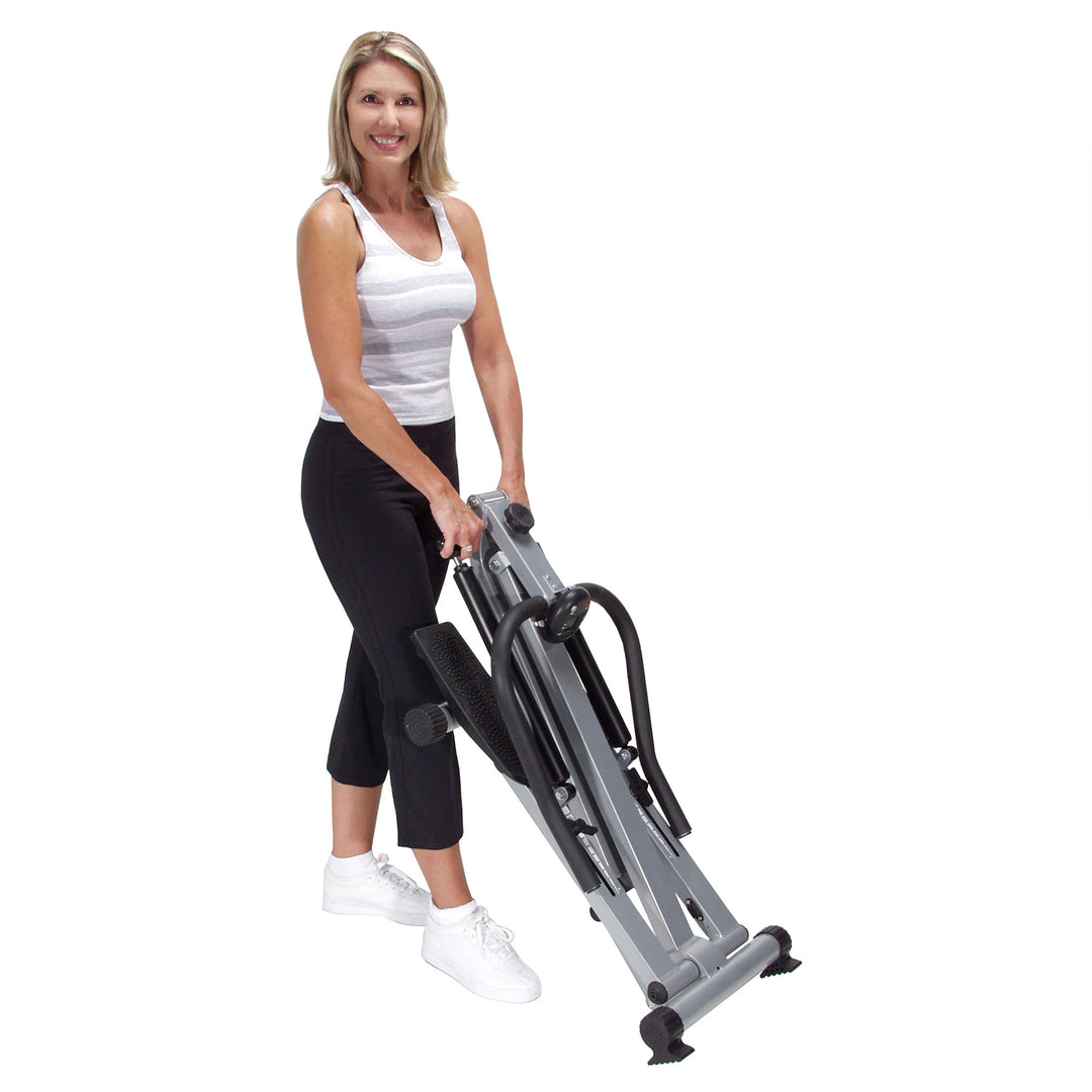 Stamina Products 40-0069 Spacemate Adjustable Folding Fitness Stepper w/ Monitor