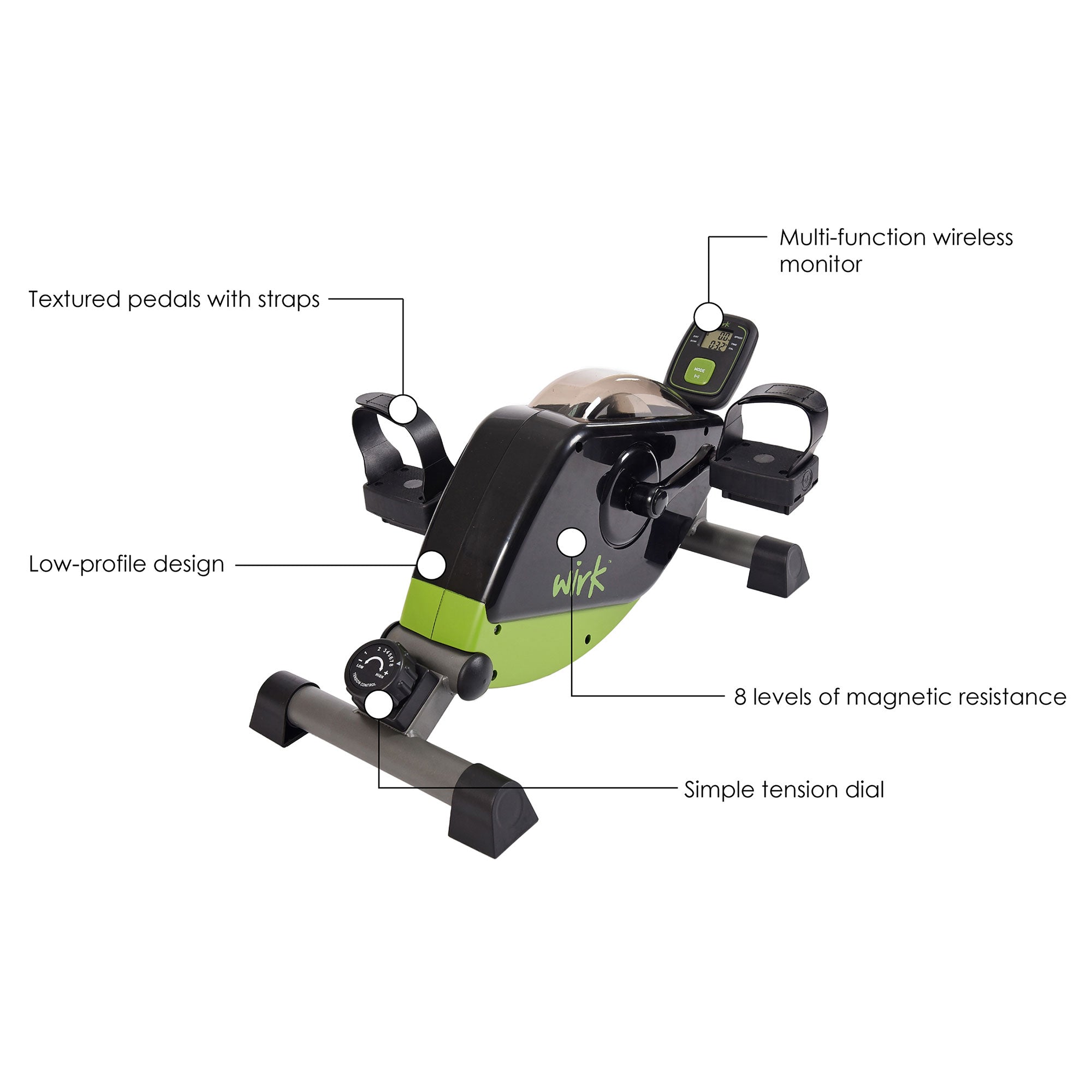 Stamina Products Under Desk Office Exercise Bike w/Digital Monitor(For Parts) - VMInnovations