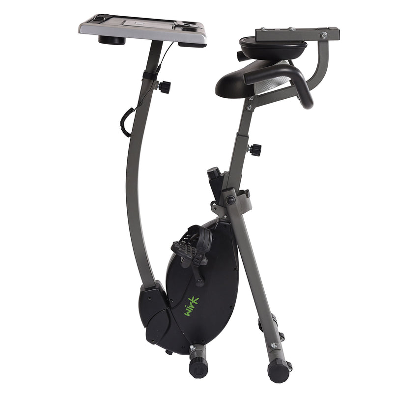 Stamina Products Wirk Ride Exercise Bike Workstation and Standing Desk(Open Box)