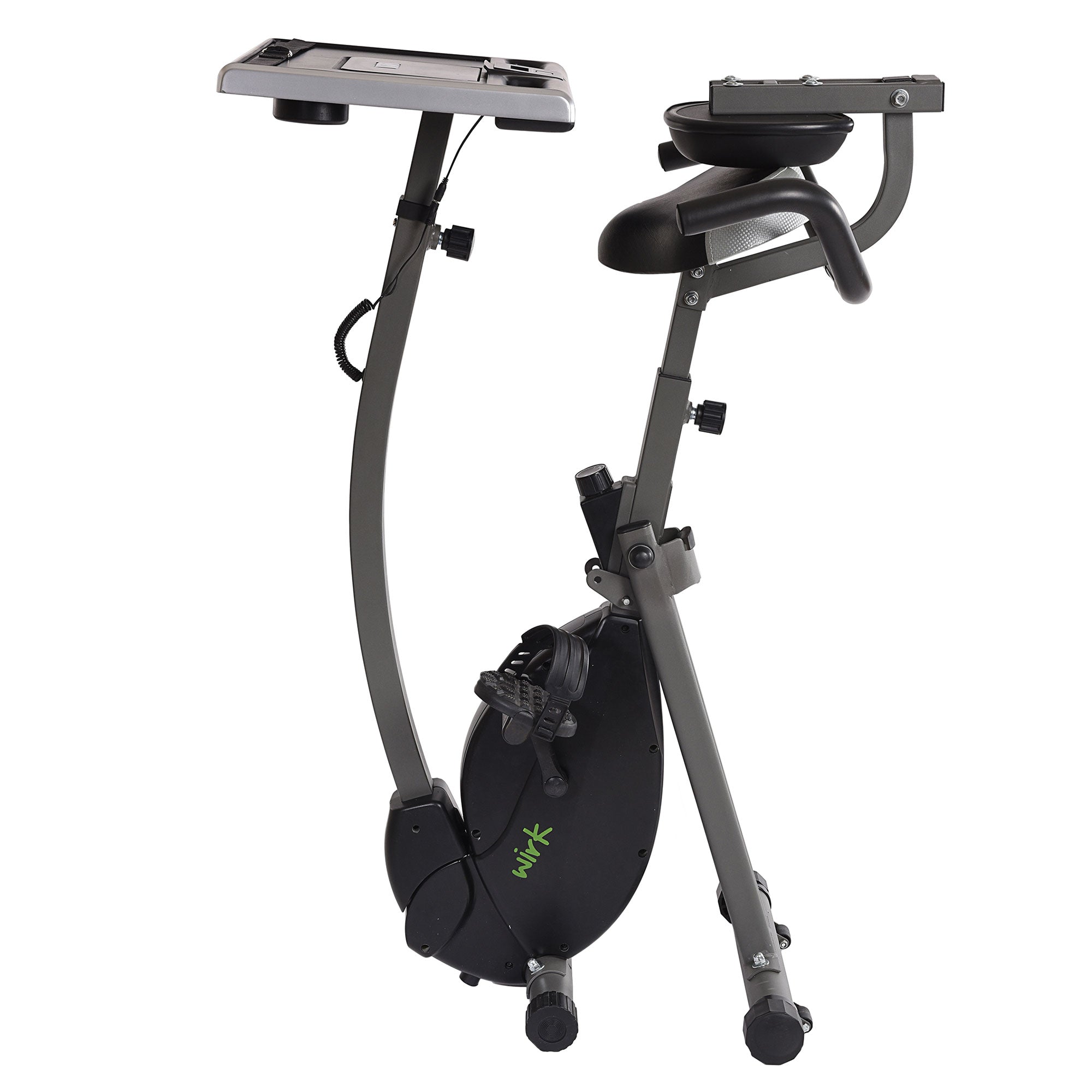 Stamina Products Wirk Ride Exercise Bike Workstation and Standing Desk(Open Box) - VMInnovations
