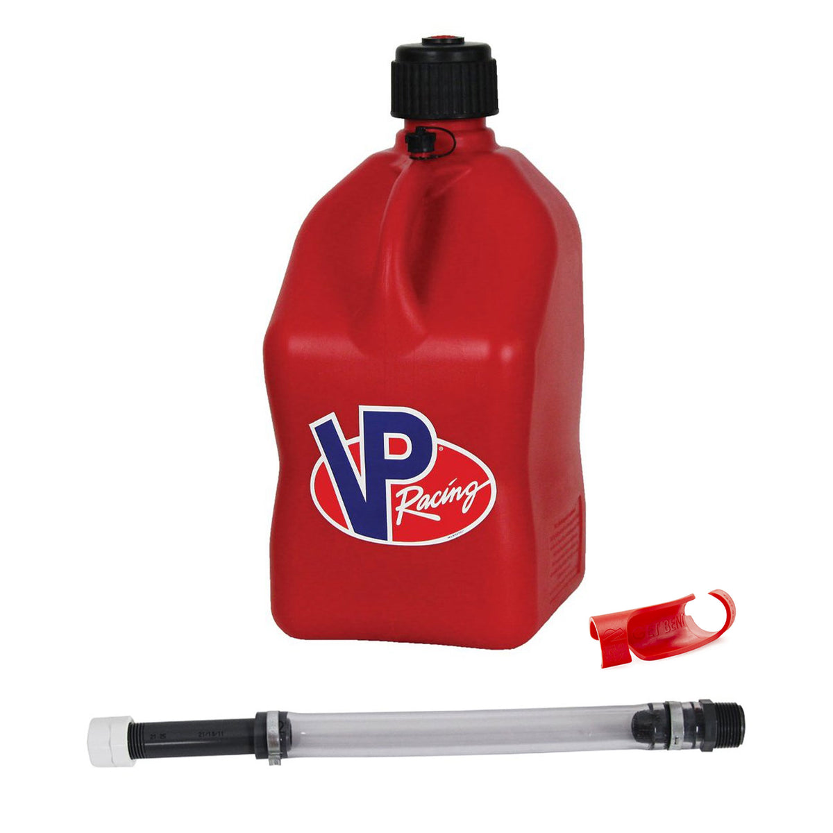 VP Racing Fuels Get Bent ABS 1 Inch Hose Bender, 5 Gallon Jug, and 14 Inch Hose