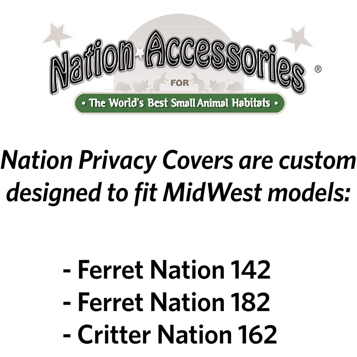 MidWest Homes For Pets 59 Inch Quiet Time Small Animal Privacy Cage Cover, Black