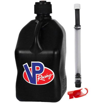 VP Racing Fuels ABS Plastic 1" Hose Bender, 14" Hose Kit, and 5 Gallon Jug, Black
