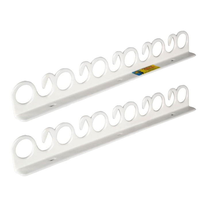 Piranha Original Overhead and Wall Mount Fishing Rod Rack, Holds 11 (Open Box)